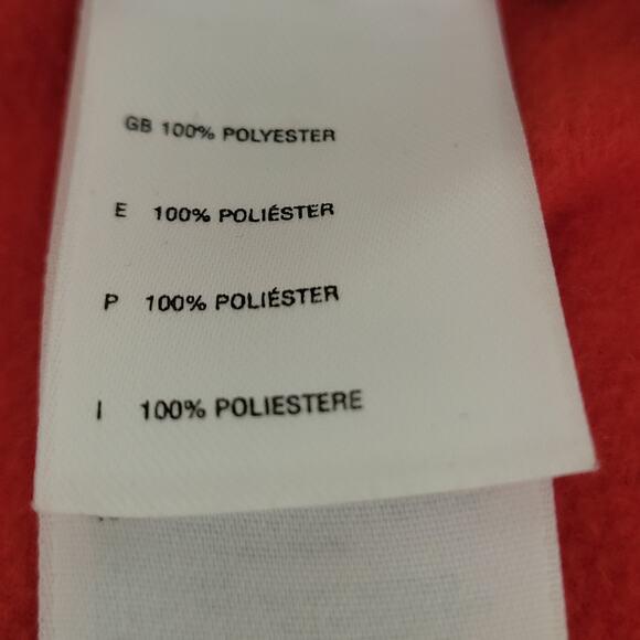 Vintage Y2K Men North Face TKA 100 Red Fleece SP Pullover Long Sleeve 1/4 Zip - Picture 10 of 12